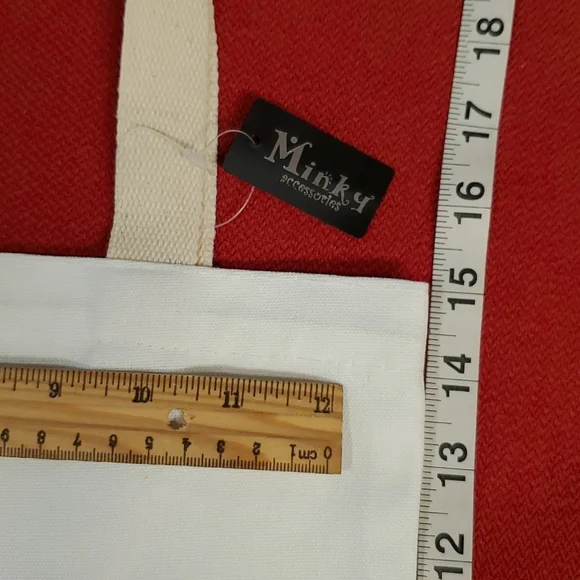 Sweet Treats Tote Ice Cream snap closure Book bag laptop magazines multipurpose - Picture 3 of 4